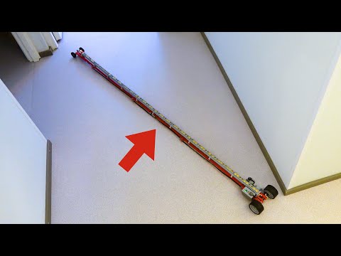 A Lego Car Comprised of 100 Cylinders