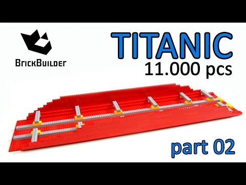 Speed Build: LEGO MOC Titanic - 2.4m Long with 11,000 Pieces - Part 02