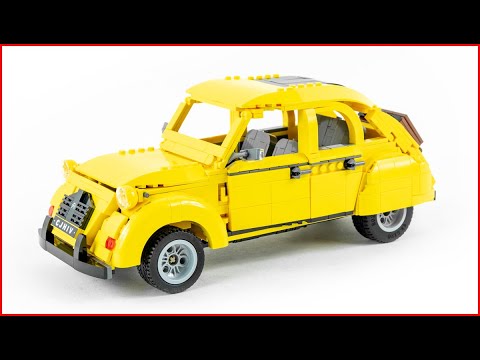 Speed Build - Brick Builder: CaDA Bricks 1:12 Scale Citroen 2CV (C61026W)