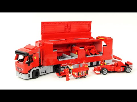 Lego Speed Build for Collectors: Unboxing the Lego Racers 8654 Scuderia Ferrari Truck by Brick Builder