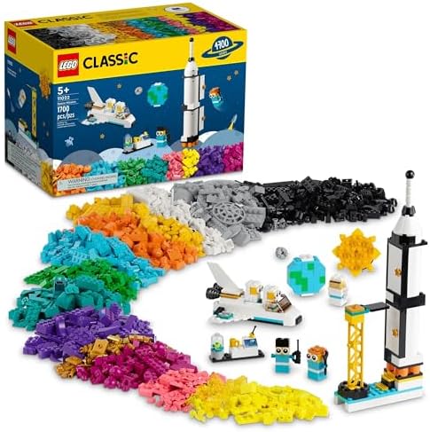 LEGO Classic Space Mission 11022 Building Set; Includes 10 Space Toy Mini Builds in 1 Playset for Ages 5+ (1,700 Pieces)