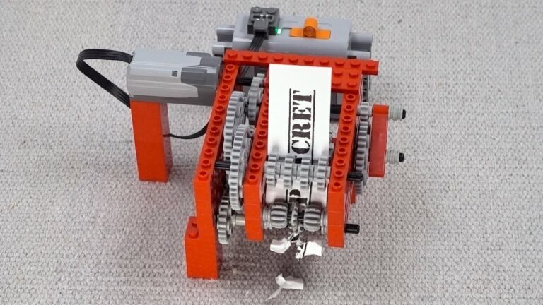 Gear up for a Paper Shredding Extravaganza with Lego!